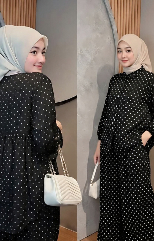 Dara Polka - Black 